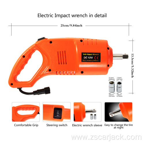 Electric Scissor Jack With Wrench Tool